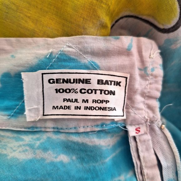 Vtg Paul Ropp Skirt Women's Handpainted Batik Circle - Picture 5 of 6